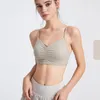 Camiseta sin mangas para mujer, camisola de verano 2023 con almohadilla para el pecho, chaleco Sexy ajustado sin mangas para Yoga, ejercicio, Fitness, correr, chaleco a prueba de golpes, Bolero para mujer