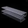 Makeup Brushes Acrylic 36Lattices Lipstick Holder Cosmetic Display Design Case