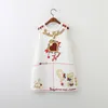 Girl's Dresses Girls Dress Spring Autumn European and American Style Brodery Flower Vest Dress Toddler Baby Girls Clothing 230617