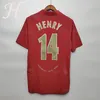 Strzelcy Henry Retro koszulki piłkarskie Highbury Pires Reyes 2004 02 03 05 06 92 93 94 95 96 98 99 Bergkamp Adams Persie Galla V. Persie 88 89 90 Klasyczne koszulki piłkarskie