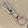 Hooks 4X Sturdy Carabiner Key Chain Ring Polished Spring Business Waist Silver