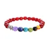 Strand 8 cm Wysokiej jakości Kamień naturalny Bracelets Mężczyźni biżuteria Chakra Bransoletka modlitewna dla kobiet unisex bijoux