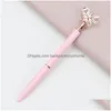 Ballpoint Pens Diamond Butterfly Pen Type 1.0 Fashion Office Stationery Creative Advertising 12 Colors Drop School Business DHVTN