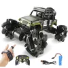 1:16 Legering RC Auto 2.4Ghz 4CH Stunt Drift Crawler Dual Afstandsbediening Auto 360 Graden Flip Voertuig Klimmen auto Speelgoed voor kids gift