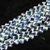 Chains 10mm Blue Mystical Tibetan Necklace Spherical Beads Ball Loose DIY Dzi Gems Stone Gate