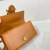 Swallow Bag Mirror Quality Genuine Leather Women's Shoulder Bag Metal Chain Shoulder Strap Metal Bird Pattern Buckle Opening Simple Designer Luxury Bag