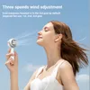 2000mah Portable Mini Handheld Fan Semiconductor Cooling Ice Coated Handheld Air Conditioner Fans Electric Personal Cooling Fan for Travel Outdoor