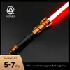 Jeux de nouveauté AOSABER Taron Lightsaber Metal Hilt Swing Lisse Duel Lourd Sons Couleurs Changer Pixel Jedi Laser Épée Cosplay Jouets Gifs 230619