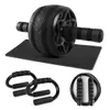 Core Abdominal Trainers Power Wheels Machine Push Up Bar Hopping Jump Rope Hem Gym och träningsutrustning Muskeltränare 230617
