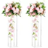 Ekrany Podziałów pokoju 1PC Wedding Centerpiecs for Table Kolumna Flower Stand Wazon akrylowy Wysoki prostokątny stojak na imprezę przyjęcia 230619