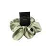 Hair Clips French Elegant Satin Colorful Scrunchies Tie 2023 Korean Temperament Simple Elastic Band Women Accessories