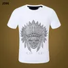新しいスタイルフィリッププレーンメンTシャツデザイナーPPスカルダイヤモンドTシャツ短袖ボアマグマブランドTシャツ高品質のスカルTシャツTOPS PP2096
