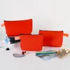 blank canvas zipper Pencil cases pen pouches cotton cosmetic Bags makeup bags Mobile phone clutch bag organizer