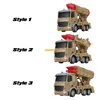 Grande télécommande 2.4G voiture RC voiture militaire enfants armée voiture jouet simulé camion militaire tir coquille RC camion avec lumières