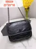 Sac fourre-tout en pu noir NIKI sac à main chaîne de mode sac à bandoulière sac à bandoulière cousu sous les bras pour femme le sac à main de luxe le plus populaire