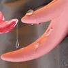 Vibromasseur chauffant à Double langue, stimulateur clitoridien Gspot, masseur de mamelon, Stimulation mammaire pour femmes, produit pour adultes