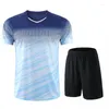 Survêtements pour hommes Vêtements de badminton Chemise à manches courtes Short respirant à séchage rapide Combinaison d'entraînement de compétition Vêtements de sport pour hommes