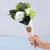 Dried Flowers 12pcs Paper Flower Bouquet Set Wrapping For Florist Wedding Birthday Party Gifts Packing Decor DIY Crafts