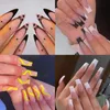 550pc Tipps Full Cover farbige Ballette Acryl transparente Nagelkapseln Französisch Ultra-dünn Maniküre falsche Nägel 230619