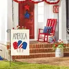 1PC, ColorLife American Stars and Stripes Popsicle Garden Flag dwustronny na zewnątrz, USA patriotyczny 4 lipca Niepodległość Niepodległość Dniem Outdorem Dekora