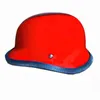 Capacetes de motocicleta estilo Mackenzie Soldier retro Semi Summer Capacete Cool Concha Veículo Elétrico Homens e Mulheres Fibra de Vidro