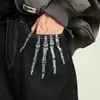 Herren Jeans Skeleton Hand Stickerei Denim Hosen Herren High Street Breite Bein Hosen Streetwear Lose Casual Hosen Jeans Männer 230619