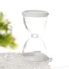 ギフトラップ10pcs/セットクリエイティブサンド時計型キャンディボックスかわいいプラスチック透明なスナックストレージコンテナ結婚式パーティー用