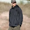 Herrenjacken, übergroße Langarm-Kapuzenjacke, Herren-Sweatshirt, wasserdichter Sonnenschutz, militärischer taktischer Outdoor-Leichtmantel