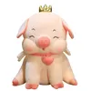 Animaux en peluche en peluche 35/45/55 cm Cochon ange mignon Peluche remplie de poupées de cochon rose Oreillers animaux doux et mignons Cadeau d'anniversaire pour enfants et filles 230619