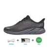 One Hokah Bondi 8 Clifton Athletic Running Shoes Hokahs Carbon X2 Triple Black Blanc Light Blue Bleu Hokahs Outdoor Designer Dreigner Absorption de choc de vie 36-45