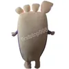 High quality Big Foot Feet Mascot Costume Performance simulation Cartoon Anime theme character Adults Size Christmas Outdoor Advertising Outfit Suit