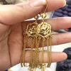 Boucles d'oreilles pendantes éthiopien arabe africain érythrée Habesha cadeaux couleur or S bijoux pour femmes/fille fête de mariage