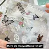 Szablony grafiki paznokci 1 PC RELIZA Silikon 3D akryl paznokci pleśń sztuki do kwiatów Motyle Dekoacje ultracienki