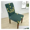 Chaise Couvre Élastique Jacquard Er Pour Salle À Manger Antipoussière El Banquet Protecteur Siège Drop Delivery Maison Jardin Textiles Ers S Dhf1A