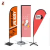 Publicidad Flying Beach Flag Banner Promoción viento Feather Flag