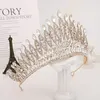 Pinces à cheveux Barrettes Grand diadèmes en cristal baroque Couronne de mariage pour accessoires de mariée Coiffes Princesse Pageant Couronne Mariage De Noiva 230619