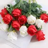 Dried Flowers 1/3/5Pcs Rose Artificial Bouquet Fake For Home Room Decor Wedding Marriage Decoration DIY Bride Gift Accessories