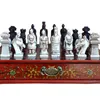 Chess Games Classic Chinese Terracotta Warriors Retro Chess Wooden Chessboard Carving Teenager Adult Board Game Puzzle Birthday Gift 230617