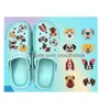 Shoe Parts Accessories Pvc Charms Clog Buckles Jibz For Cartoon Dog Pets Charm Garden Shoes Buckle Birthday Gifts Boy Pet Dogs Fav Dhaye