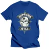 Camisetas masculinas Cypress Hill Classic Skull Globe Logo Green Shirt Merch Custom Printed Tee