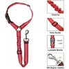 Collari per cani Guinzagli Solid Twoinone Harness Guinzaglio Cintura di sicurezza per auto per animali domestici Sedile posteriore Sicurezza regolabile per accessori per collare per cani gattino 230619