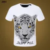 NOVO ESTILO Phillip Plain Men Camisetas Designer PP Crânio Diamante Camiseta Manga Curta Dólar Brown Bear Marca Tee Crânios de Alta Qualidade Camiseta Tops WP2091