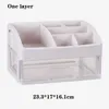 Storage Boxes Box For Organizer Makeup Cosmetic Rack Container Holder Plastic Sundries Drawer Brush Jewelry Case