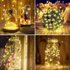 Garden Decorations 5M/10M20M30/40M Outdoor Solar LED Copper Wire Fairy Light for Garden Festive Wreath Christmas Decoration 230617