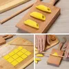 Outils de cuisson assiette à pâtes cuisine poteau roulant en bois maison accessoire tige Gnochi planche outil de fabrication