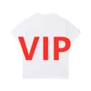 VIP 남자 디자이너 티셔츠 여자 TSHIRT 그래픽 티 의류 옷 TSHIRTS COTTON Street Graffitir High Street 힙 스터 느슨한 피팅