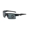 نظارات رياضية للرجال نظارات شمسية خارجية للجنسين تصميم UV400 للدراجات النارية نظارة شمس PC نصف إطار بالجملة