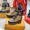 Designer Beaubourg Ankle Boot Feminino Clássico Chelsea Boot 4CM Couro Jacquard Sapatos Têxteis Fashion Laureate Desert Boot 10