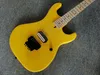 Liquidation Kram Edward Van Halen 5150 Yellow Guitare électrique Floyd Rose Tremolo Bridge, Single Pickup, Maple Neck Fretboard, Black Hardware