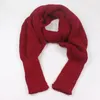 Scarves Chic Women Winter Shawl Soft Anti-shrink Scarf Pure Color